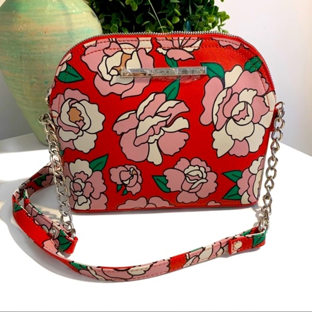 Betsey Johnson Floral Crossbody Bag